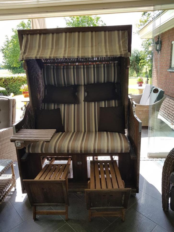 Gave en super comfortabele strandstoel te koop!, Tuin en Terras, Tuinsets en Loungesets, Gebruikt, Ophalen