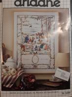 Peter rabbit dierenbos merklap borduurpakket  geboorte, Ophalen of Verzenden, Nieuw, Handborduren, Borduurpakket