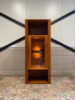 Silkeborg Vintage Teak Vitrinekast uit Denemarken, Huis en Inrichting, Kasten | Vitrinekasten, Ophalen, Met deur(en), Teakhout