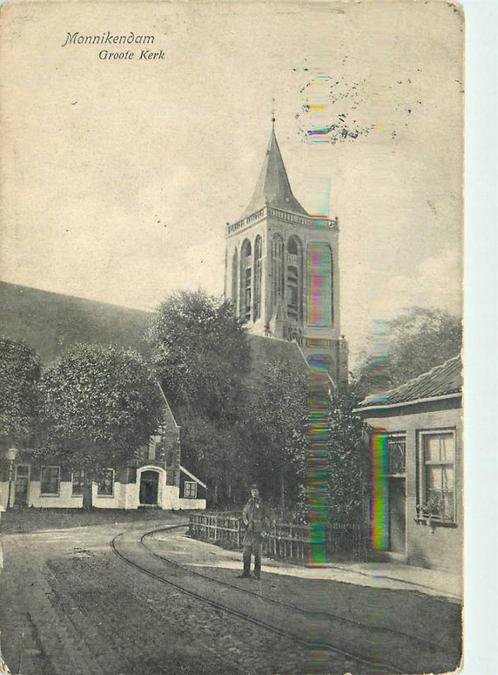 (388-181-009) Monnickendam Groote Kerk, Verzamelen, Ansichtkaarten | Nederland, Noord-Holland, Verzenden