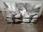 Glasschilderij b29 superfortress 80×120cm, Huis en Inrichting, Ophalen, Zo goed als nieuw, Schilderij, 100 tot 125 cm