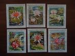 Flora water lelies Laos 1982, mi. 535-40 postfris, Ophalen of Verzenden, Postfris, Dier of Natuur