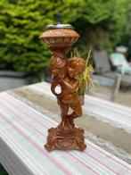 Vintage status asbak cherubijn putti vis retro jr70, Ophalen, Huis en Inrichting