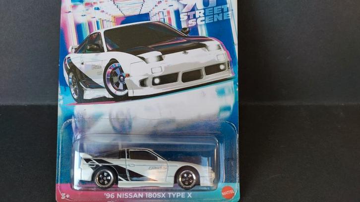 Nissan 180Sc Type x 1:64 Hotwheels 90s street scene Pol, Hobby en Vrije tijd, Modelauto's | Overige schalen, Nieuw, Auto, Verzenden