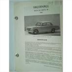 Vauxhall Velox Cresta PB Vraagbaak losbladig 1963 #1 Nederla, Gelezen, Overige merken, Ophalen of Verzenden