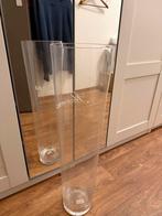 Hoge glazen vaas - 1 meter, Ophalen, Overige kleuren, 75 cm of meer, Glas