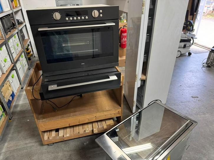 Partij inbouwapparatuur te koop, Witgoed en Apparatuur, Ovens, Gebruikt, Inbouw, 45 tot 60 cm, Ophalen