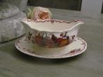 Mason's Fruit Basket Sauskom met vaste Onderschotel, Gebruikt, Keramiek, Ophalen of Verzenden, Schaal of Schalen