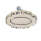Ovale metalen deurknop OFF WHITE, Minder dan 50 cm, Nieuw, Ophalen of Verzenden, Minder dan 25 cm
