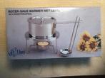 t.k.Le Chef RVS boter-saus warmer met lepel NIEUW, Ophalen, Nieuw