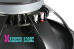 Subwoofer chassis speaker, 18" aluminium gegoten woofer, Overige merken, Subwoofer, Info@marbeco.nl, 120 watt of meer