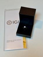 Geel gouden ring met diamant van 1.51ct met IGI certificaat!, Nieuw, Ophalen of Verzenden, 17 tot 18, Met edelsteen