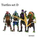 Set 4 Teenage Mutant Ninja Turtles poppetjes figuurtjes TMNT, Ophalen of Verzenden, Nieuw