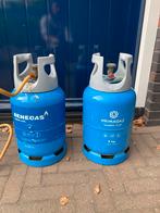 Gasflessen, statiegeld! caravan, bbq samen €75, Ophalen