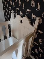Brocante Ledikantje 60x120 + Huis/hemel constructie, Kinderen en Baby's, Babywiegjes en Ledikanten, Ophalen, Gebruikt, Ledikant