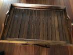 butler tray van mahonie hout, Rechthoekig, 50 tot 75 cm, Zo goed als nieuw, Ophalen