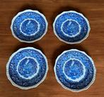 4 Mason’s Vista Blauw ontbijtborden, Ophalen of Verzenden, Zo goed als nieuw, Bord(en), Overige stijlen