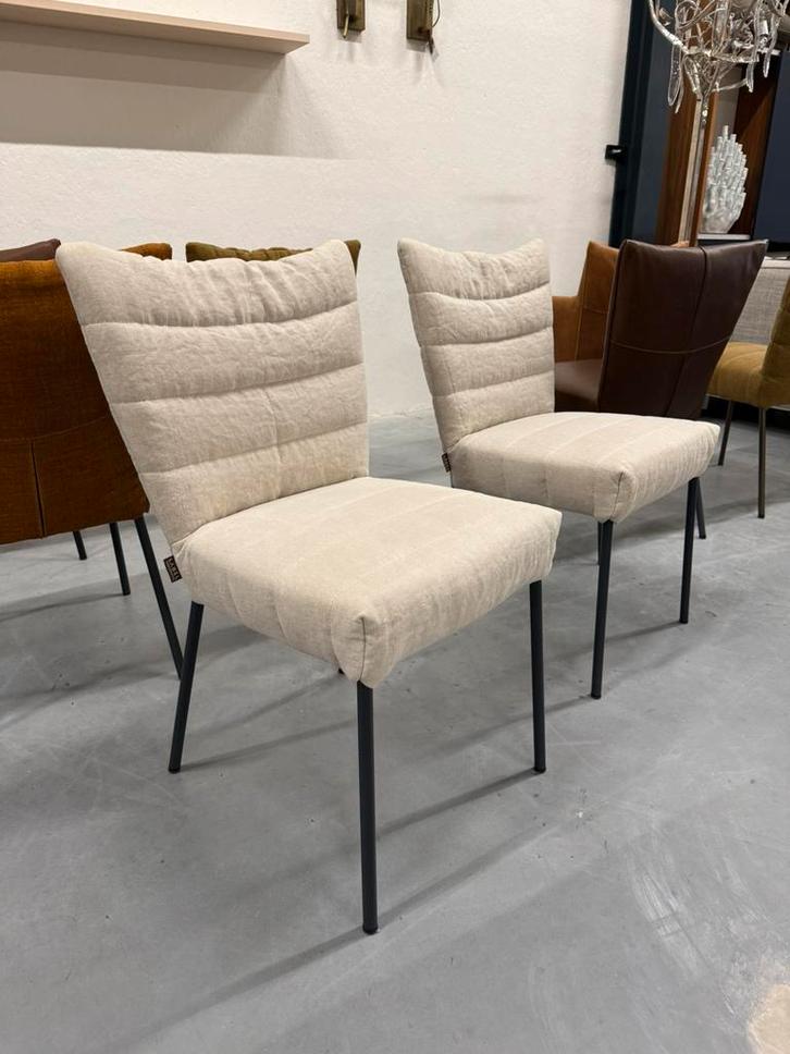 2 Nieuw Label Cocoon Eetkamerstoel design Stoel, Huis en Inrichting, Stoelen, Nieuw, Twee, Wit, Ophalen of Verzenden