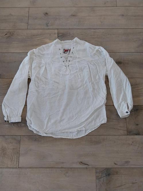 Stockerpoint witte bloes met touwsluiting bij de hals maat M, Kleding | Dames, Blouses en Tunieken, Zo goed als nieuw, Maat 38/40 (M)