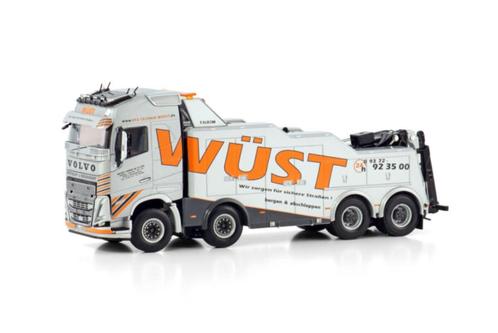 WÜST GMBH & CO.KG; VOLVO FH 5 GLOBETROTTER 8X4 FALKOM, Hobby en Vrije tijd, Modelauto's | 1:50, Nieuw, Bus of Vrachtwagen, Wsi