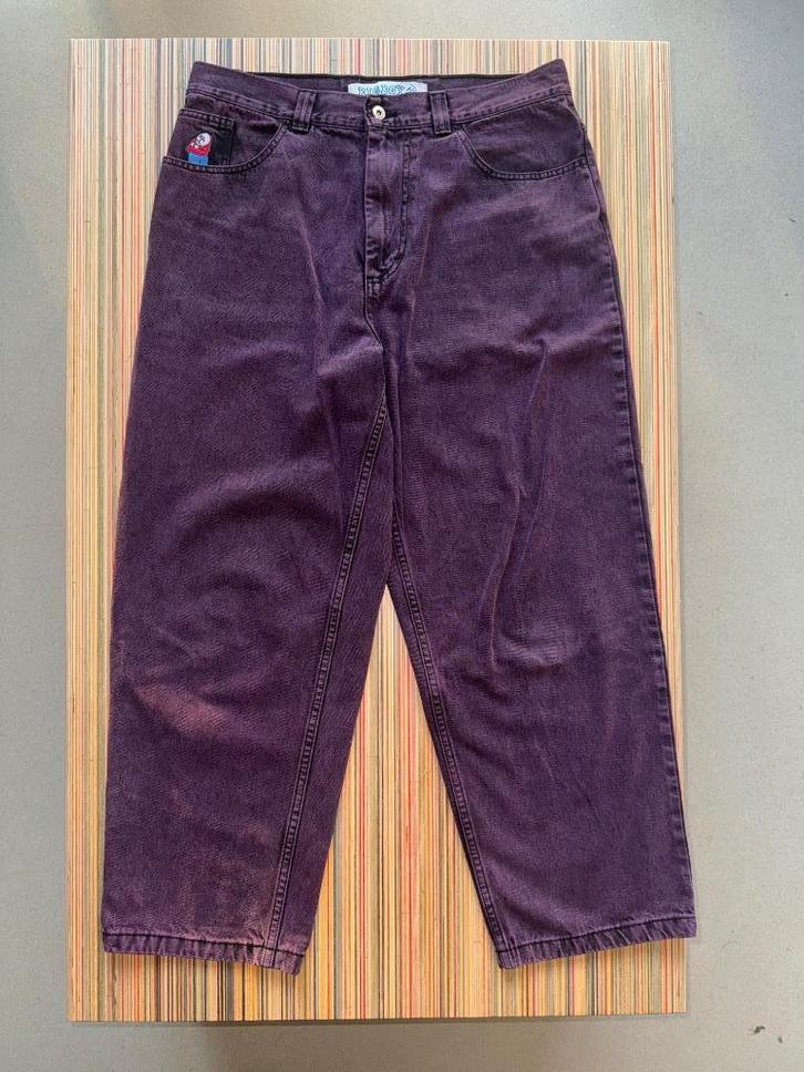 Polar Skate Co - Big Boy Jeans - Purple Black - Large, Kleding | Heren, Spijkerbroeken en Jeans, Zo goed als nieuw, Overige jeansmaten