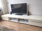 Tv meubel hoogglans wit, Ophalen, Gebruikt, 200 cm of meer, Minder dan 100 cm