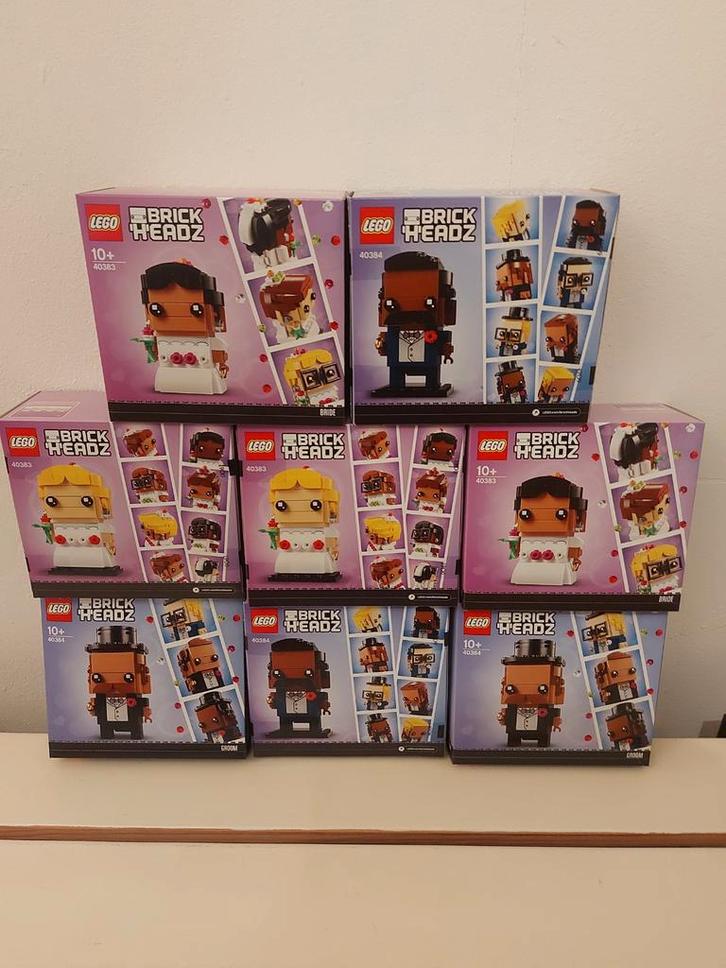 Lego BrickHeadz Bruid & Bruidegom 8 Sets - Nieuw!, Kinderen en Baby's, Speelgoed | Duplo en Lego, Nieuw, Lego, Complete set, Ophalen of Verzenden