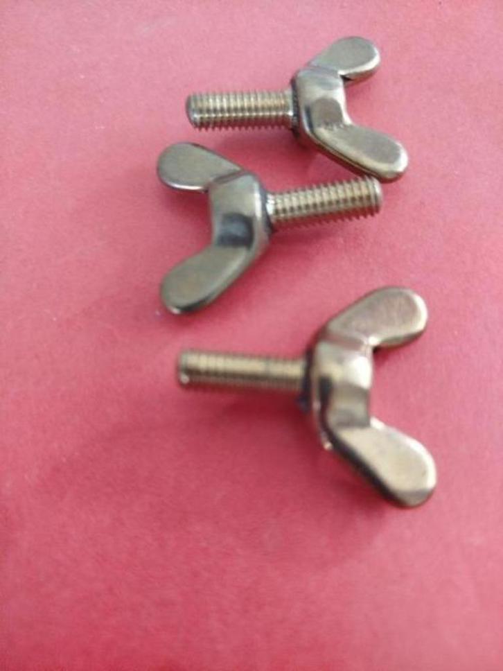 te koop messing vleugelschroef- vleugelbout in m5 kotter ark, Watersport en Boten, Accessoires en Onderhoud, Nieuw, Ophalen of Verzenden