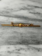 prachtige vintage broche bar, Ophalen of Verzenden, Zo goed als nieuw, Zilver, Overige materialen