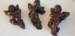 3 gipsen engelenbeeldjes, Diversen, Kerst, Ophalen of Verzenden