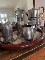 Prachtige vintage verzilverde thee set art deco, Antiek en Kunst, Ophalen