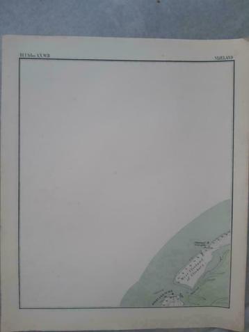 001 / Plattegrond van de ANWB Vlieland ( rond 1900 ) beschikbaar voor biedingen
