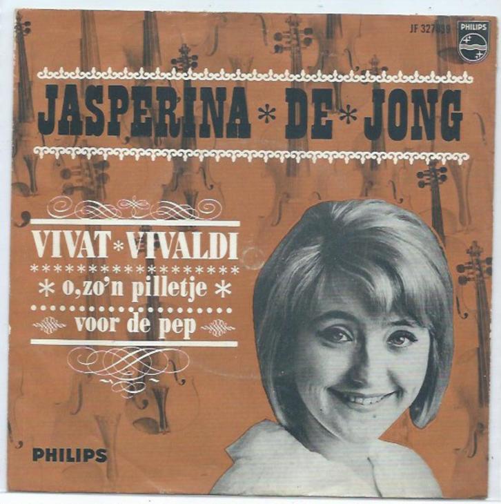 Jasperina de Jong- Vivat Vivaldi  Singel!, Cd's en Dvd's, Vinyl | Nederlandstalig, Zo goed als nieuw, Levenslied of Smartlap, Overige formaten