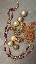 glazen kerstballen goud, Ophalen of Verzenden, Zo goed als nieuw