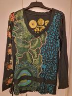 Desigual shirt met V-hals maat XL, Maat 46/48 (XL) of groter, Ophalen of Verzenden, Zo goed als nieuw, Lange mouw