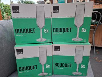 4 Dozen royal Leerdam Champagneglazen - Nieuw in Doos! beschikbaar voor biedingen