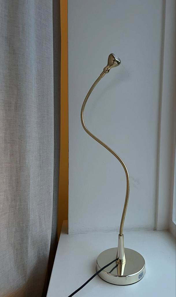 IKEA Jansjo Bureau/Tafellamp - Goud, Huis en Inrichting, Lampen | Tafellampen, Gebruikt, Minder dan 50 cm, Metaal, Ophalen of Verzenden