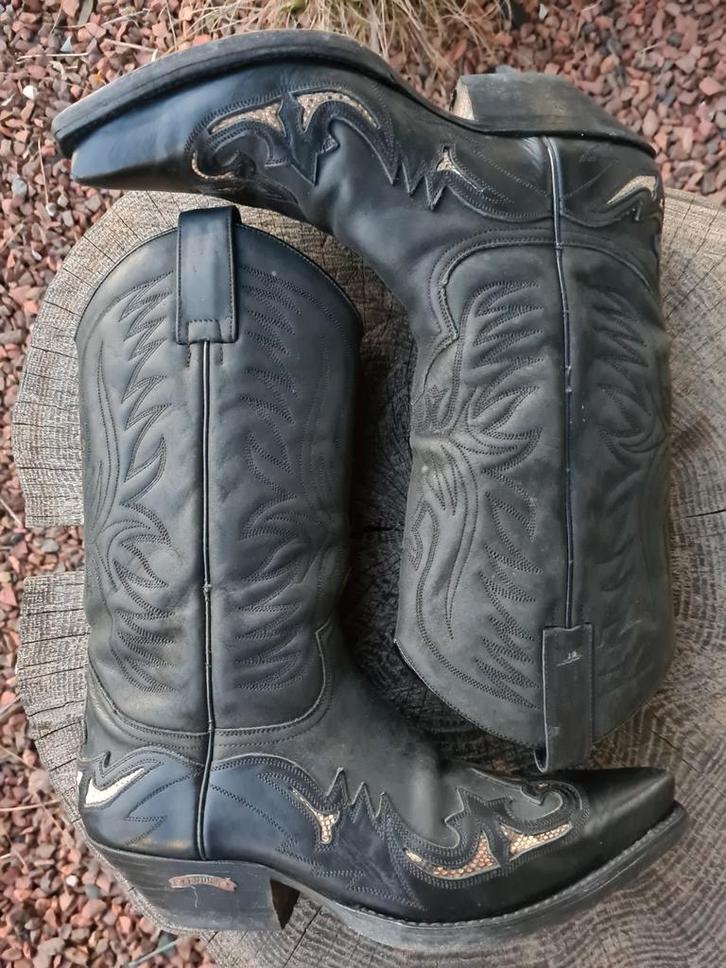 Sendra python boots mt 44. Cowboy western laarzen. Zwart, Kleding | Heren, Schoenen, Zo goed als nieuw, Boots, Zwart, Ophalen of Verzenden