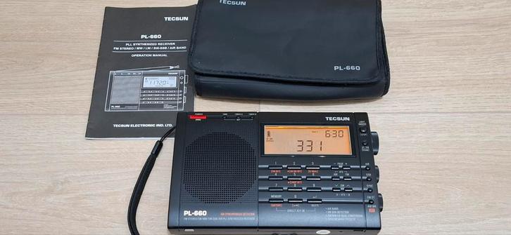 Tecsun PL-660 Wereldontvanger - Noodradio, lichtvaardband, Audio, Tv en Foto, Radio's, Zo goed als nieuw, Wereldontvanger, Ophalen