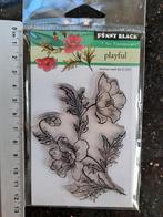 PENNY BLACK STEMPEL BLOEMEN JOURNALING NATUUR KAARTEN MAKEN, Ophalen of Verzenden, Zo goed als nieuw, Clearstamp