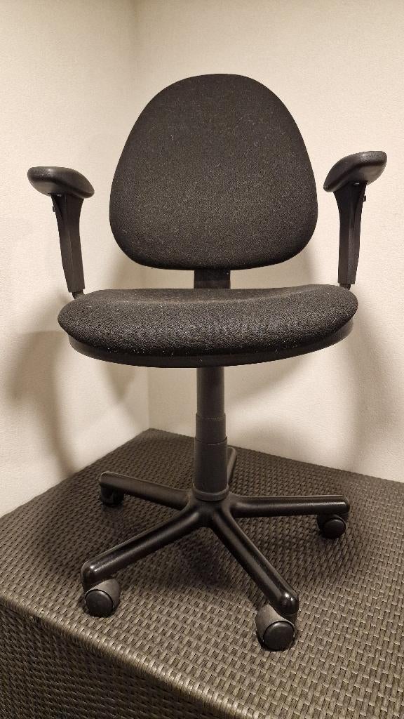 Bureaustoel (DEFECT) burostoel, Ophalen, Gebruikt, Zwart, Bureaustoel
