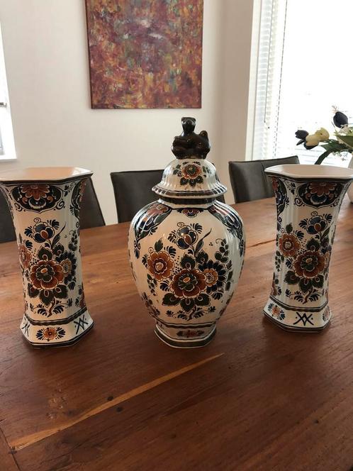 Kaststel Handgeschilderd Delft, Antiek en Kunst, Antiek | Vazen, Ophalen of Verzenden