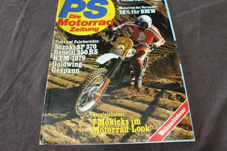 PS Motorrad no 12 1978 SP370 Benelli 350RS KTM CZ250 GS, Boeken, Motoren, Gelezen, Ophalen of Verzenden