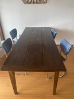 Eikenhouten eettafel, Huis en Inrichting, Tafels | Eettafels, Ophalen, Gebruikt, Eikenhout, 200 cm of meer