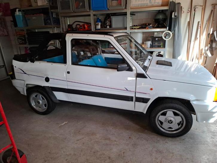 In prijs verlaagd:Fiat Panda CABRIOLET! Collectors item!, Auto's, Fiat, Particulier, Panda, Benzine, Cabriolet, Origineel Nederlands