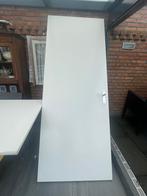 2 witte opdekdeuren, Ophalen, Zo goed als nieuw, Binnendeur, 215 cm of meer