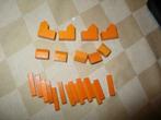 bordspel onderdelen oranje set hout Kolonisten Catan 999, Hobby en Vrije tijd, Gezelschapsspellen | Bordspellen, Nieuw, Ophalen of Verzenden