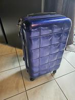 Paarse kleine reiskoffer, Ophalen, Gebruikt, Hard kunststof, Minder dan 50 cm