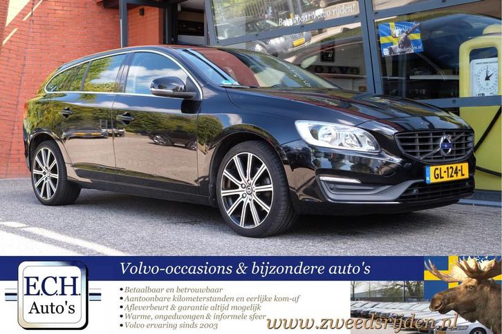 Volvo V60 2.0 T3 152 pk Momentum Dealer onderhouden, 18 inch, Auto's, Volvo, Bedrijf, Te koop, V60, ABS, Achteruitrijcamera, Airbags