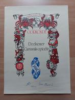 Vastenavend oorkonde optocht krabbegat, Verzamelen, Ophalen, Zo goed als nieuw